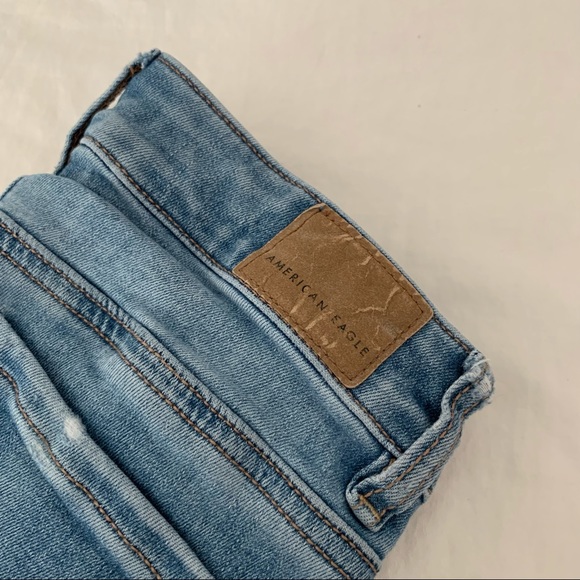 **SOLD** American Eagle Blue Hi-Rise Ne(x)t Level Stretch Jeggings - Picture 2 of 7